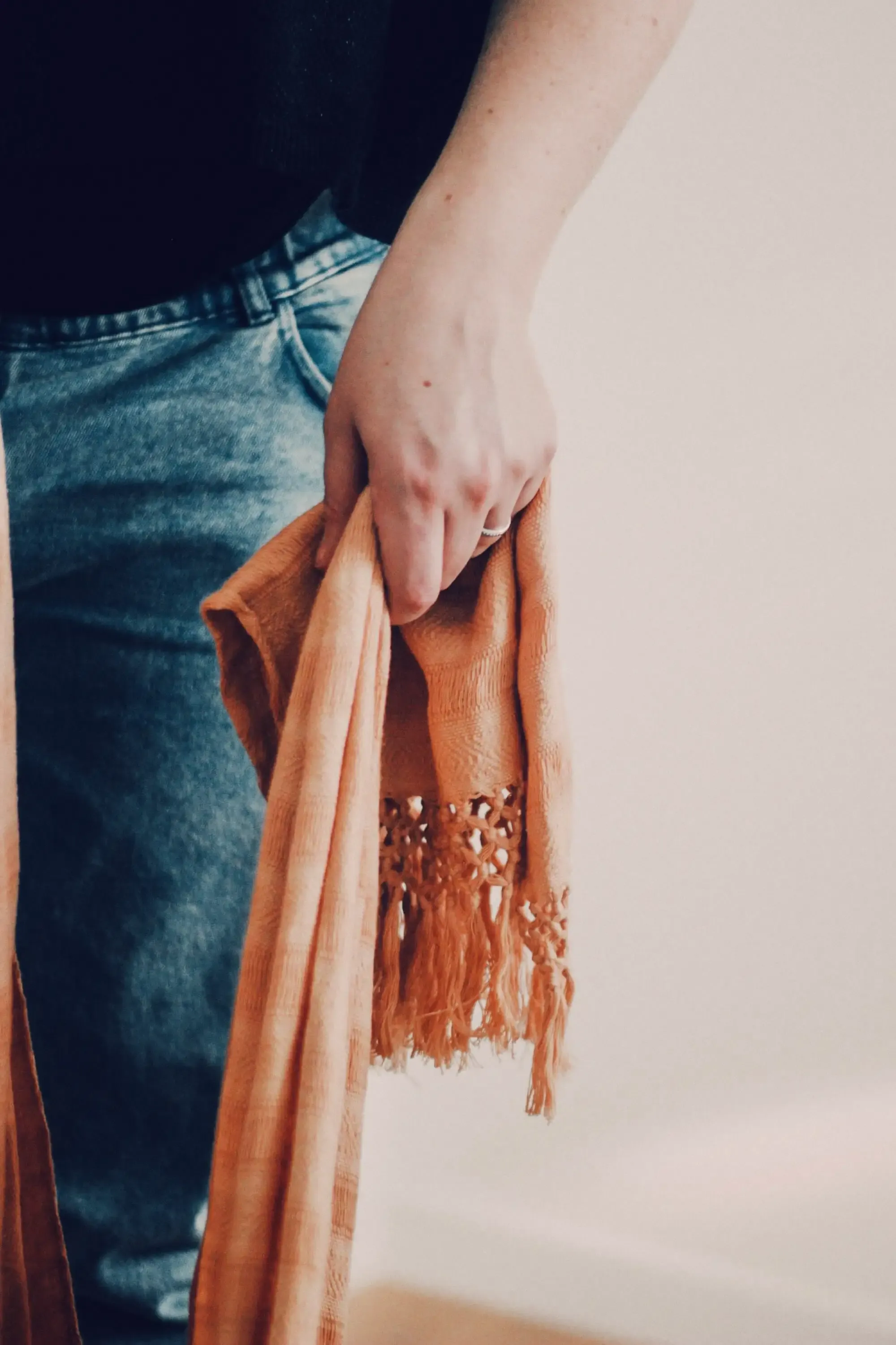 Tissu rebozo traditionnel mexicain pour massages