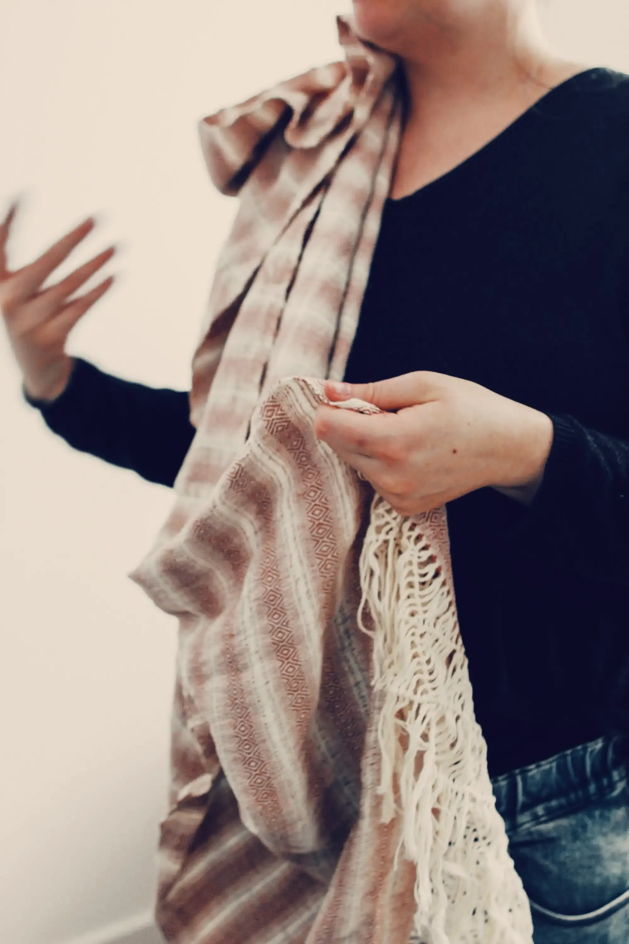 Apprentissage des gestes et textures du rebozo