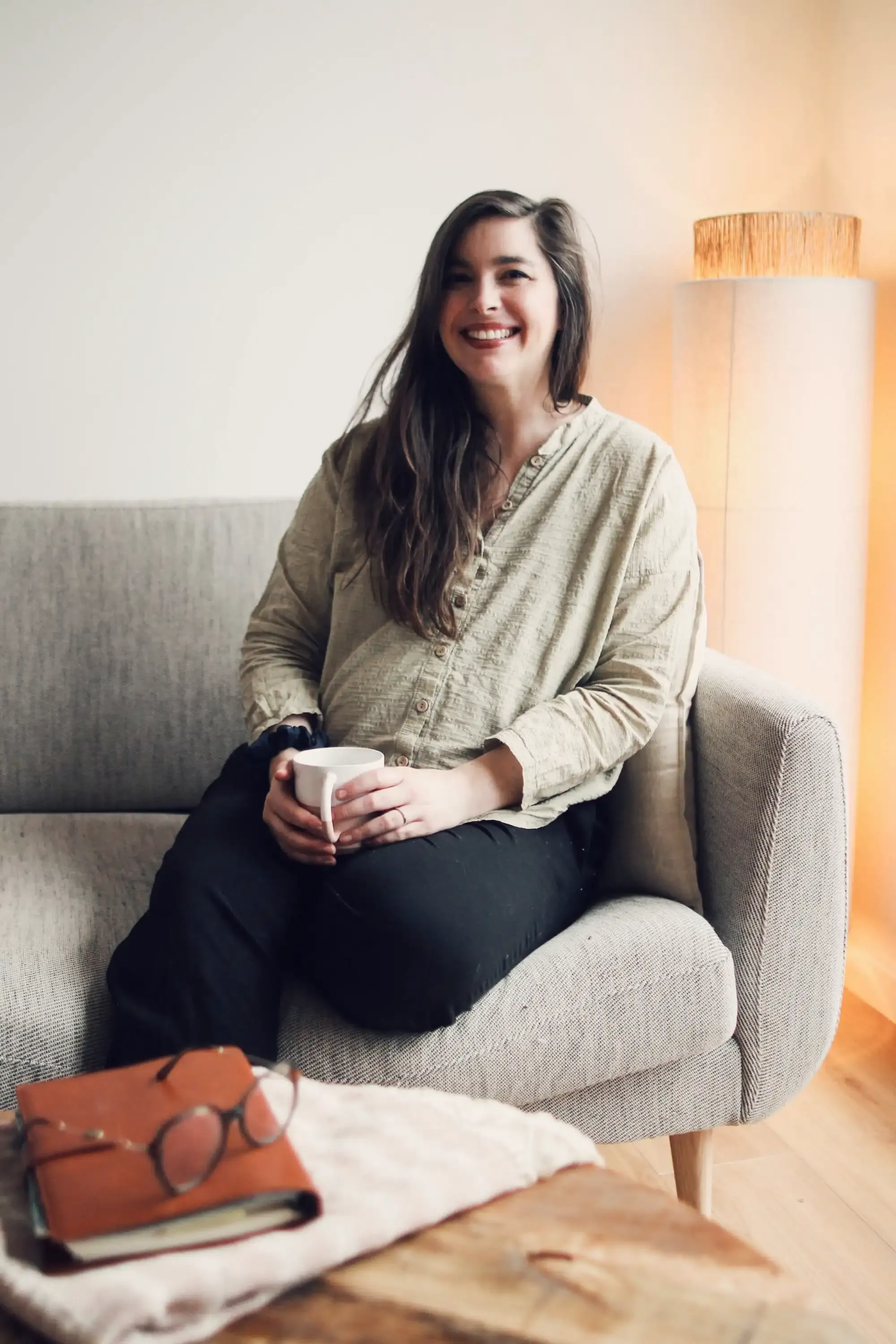 Domitille, doula certifiée et passionnée par l'accompagnement périnatal